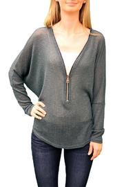  Zipper Front Top