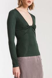  Micro Rib Scarlet Top