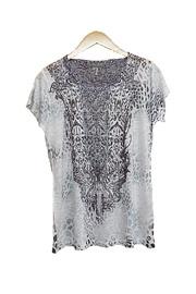  Paisley Burnout Top
