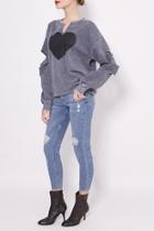  Heart Handcut Sweatshirt