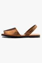  Copper Leather Sandal