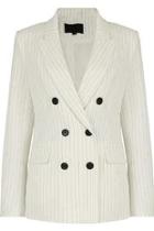  Pinstripe Suit Jacket