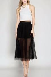  Two Pleated Skirt