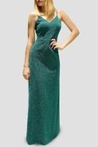  Spaghetti Strap Glitter Dress