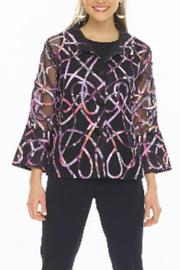 Weavz Wire Collar Ribbon Multi Jacket