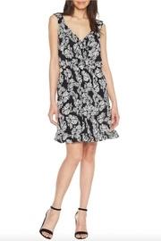  Faux-wrap Palm Dress