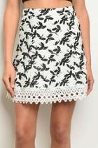  Floral Crochet Skirt
