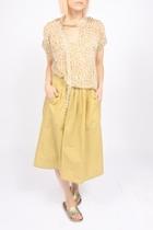  Waxed Cotton Skirt