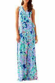  Delfina Maxi Wrap Dress