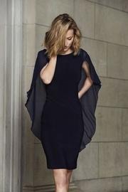  Sheer Cape Dress