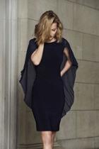  Sheer Cape Dress