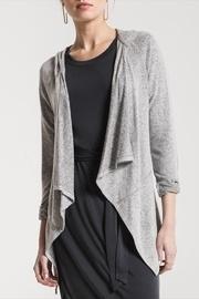  Marled Hooded Cardigan
