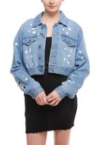  Denim Grommet Jacket