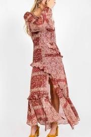  Ruffle Maxi Flowy-dress