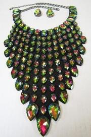  Iridescent Bib Necklace