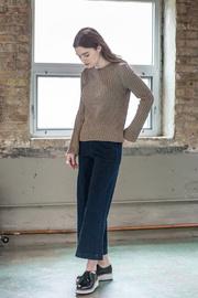  Tilted Rib Crew Neck Sweater