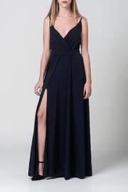  Navy Blue Wrap Dress