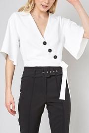  Button-down Wrap Top