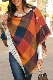  Reversible Button Scarf/poncho