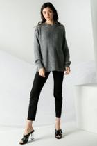  Toggle Sweater Grey