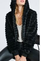  Textured Fur Jacket