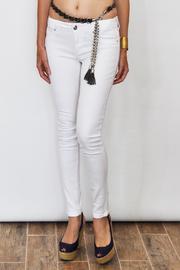 White Denim Legging