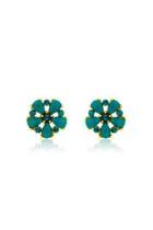  Turquoise Crystal Studs