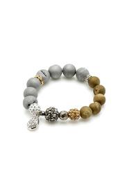  Druzy Pyrite Pave Bracelet