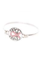  Pink Ribbon Bangle