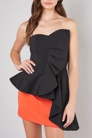  Asymmetric Ruffle Top