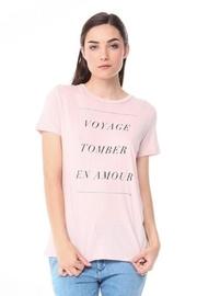  Pink Slogan Tee