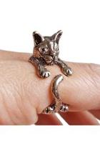  Cat Wrap Ring