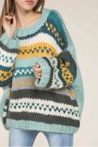  Multi-color Chunky Sweater