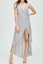  Striped Maxi Romper