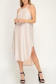  Sparkle Knit Mini-dress