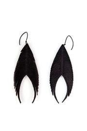  Leather Feather Earrings