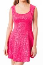  Floral Textured Dress