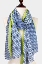  Quatrafoil Blue Scarf