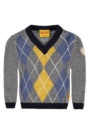  Classic Diamond Sweater