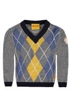  Classic Diamond Sweater