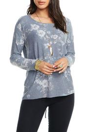  Corset Back Floral Print Dolman Top