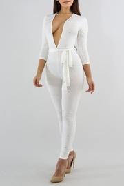  White Dew Drop Jumpsuit