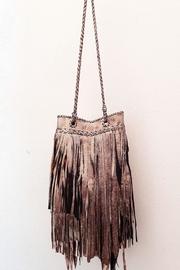  Pink-gold Fringes Bag