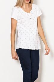  Short Sleeve Dot Tee Tunic