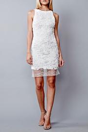  White Applique Dress