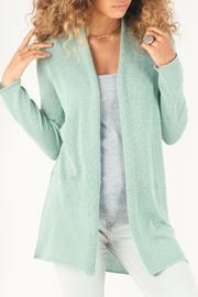  Seamed Cardigan Sweater