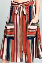 Multi Striped Skirt