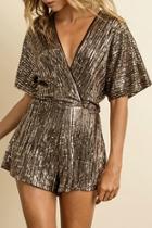  Disco Sequin Romper