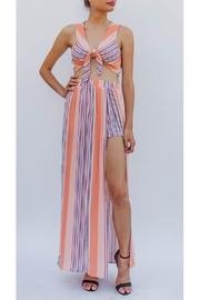  Striped Romper Set