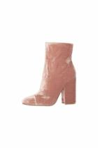  Kaden Velvet Bootie